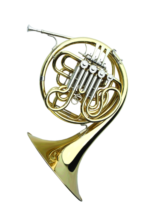 PAXMAN waltornia podwójna F/B model Academy full double, lakierowana, z futerałem-105973