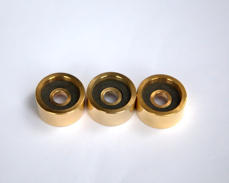 KGU Medium zestaw nakrętek i kapsli do trąbki YAMAHA Trumpet Trim Kit pozłacane - 24K-100554