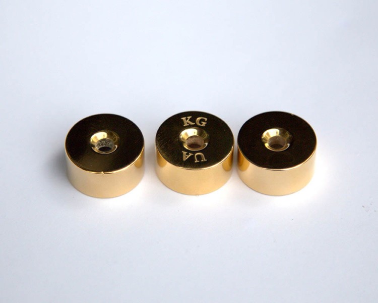 KGU Medium zestaw nakrętek i kapsli do trąbki YAMAHA Trumpet Trim Kit pozłacane - 24K-100556