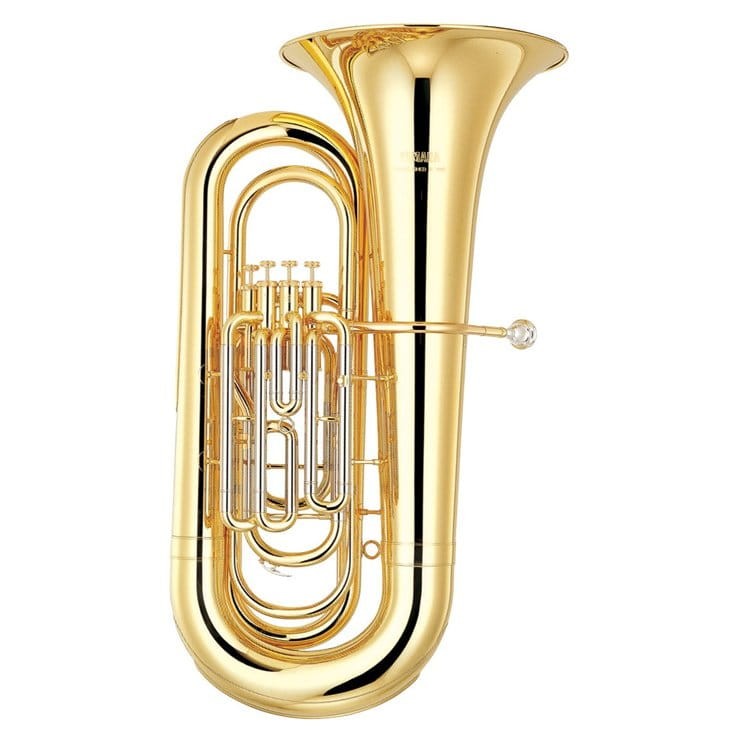 YAMAHA Tuba Bb YBB-321, 4 wentyle tłokowe, lakierowana, z futerałem-100797