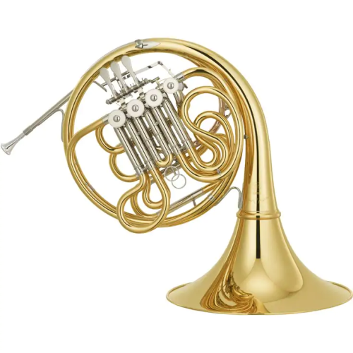 YAMAHA Waltornia podwójna F/Bb YHR-671 lakierowana, rozkręcana czara, z futerałem-104705