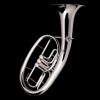 WESSEX BR130S sakshorn tenorowy Bb (tenorhorn) w stylu niemieckim, posrebrzany, z futerałem-112133