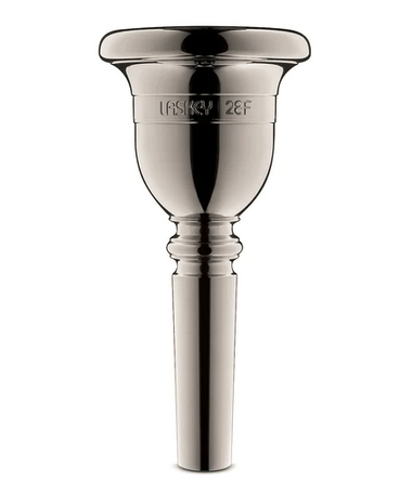 LASKEY ustnik do tuby 28F US american shank, posrebrzany-111359
