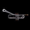 WESSEX R450SG Bb strato jazz trumpet, silver plated, with case-112924