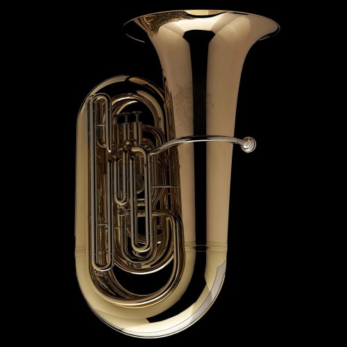 WESSEX TB681HPGL Leviathan tuba B 6/4 kompensacyjna, ręcznie młotkowana czara z złotego mosiądzu, lakierowana, z futerałem-112782