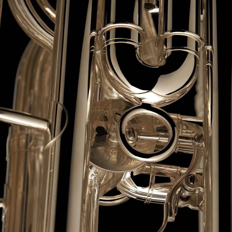 WESSEX TB691PS Leviathan tuba B 6/4 kompensacyjna, posrebrzana, z futerałem-112799