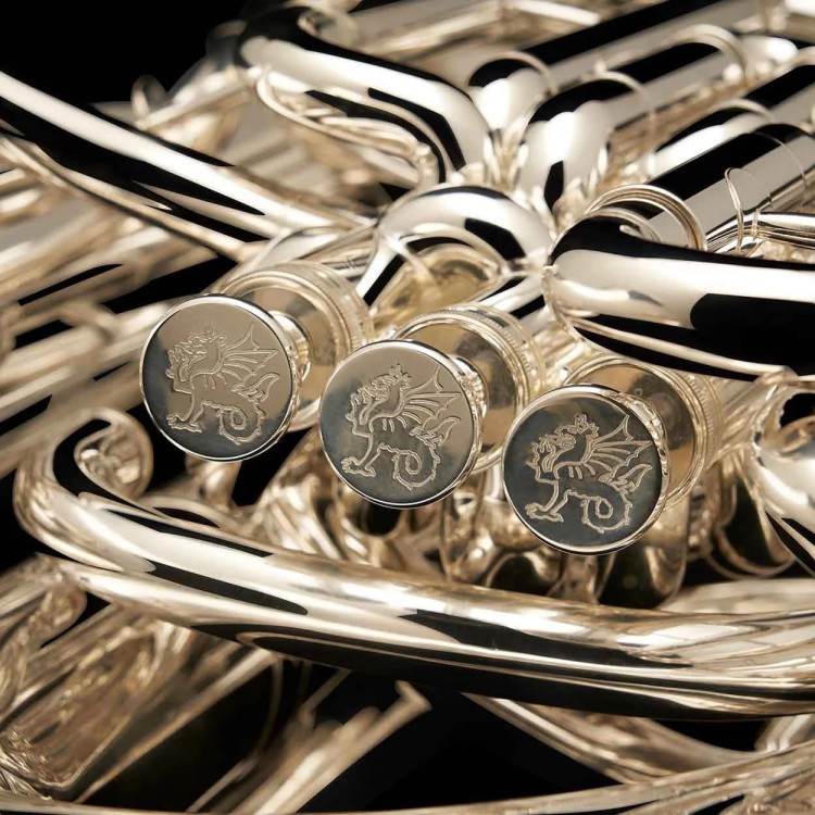WESSEX TB691PS Leviathan tuba B 6/4 kompensacyjna, posrebrzana, z futerałem-112800