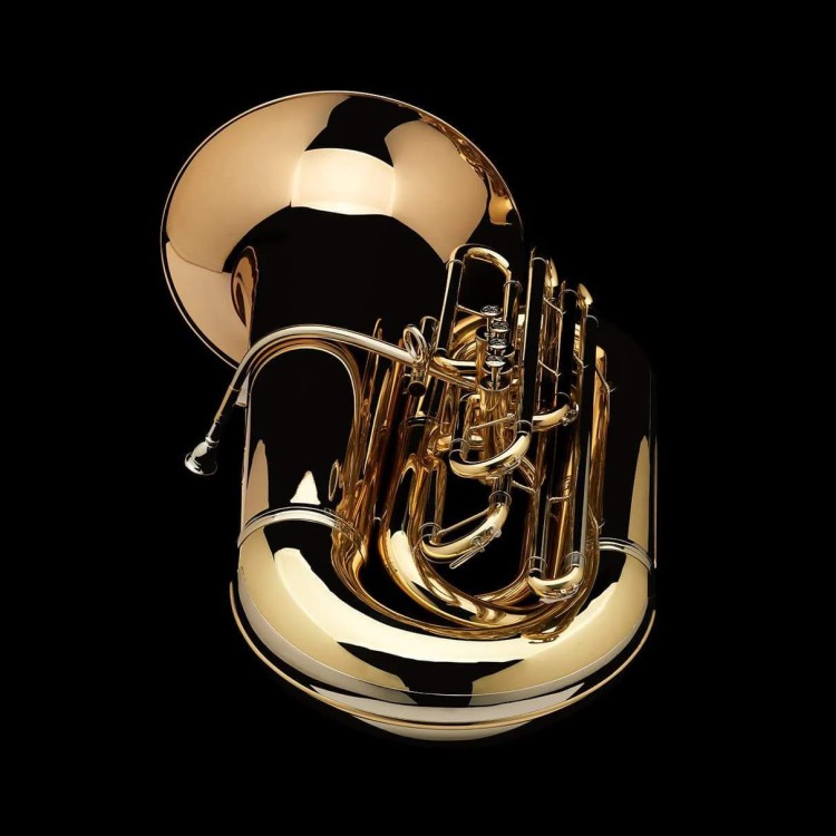 WESSEX TB692PL Grand tuba B 6/4 z wentylami tłokowymi z przodu, lakierowana, z futerałem-112774