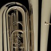 WESSEX TB692PS Grand tuba B 6/4 z wentylami tłokowymi z przodu, posrebrzana, z futerałem-112775