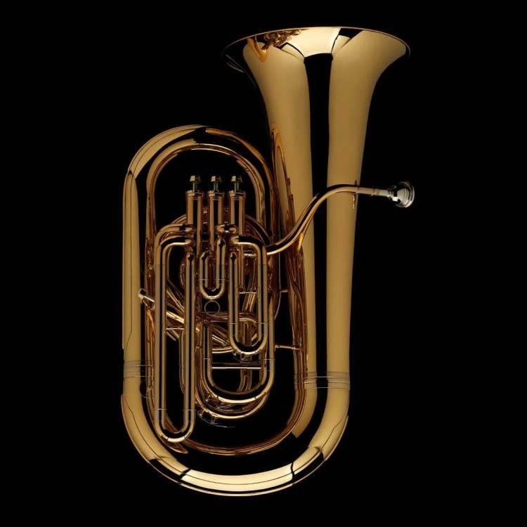 WESSEX TF458XPGL tuba F brytyjska, lakierowana, z futerałem-112751