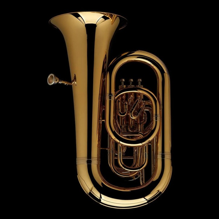WESSEX TF458XPGL tuba F brytyjska, lakierowana, z futerałem-112754