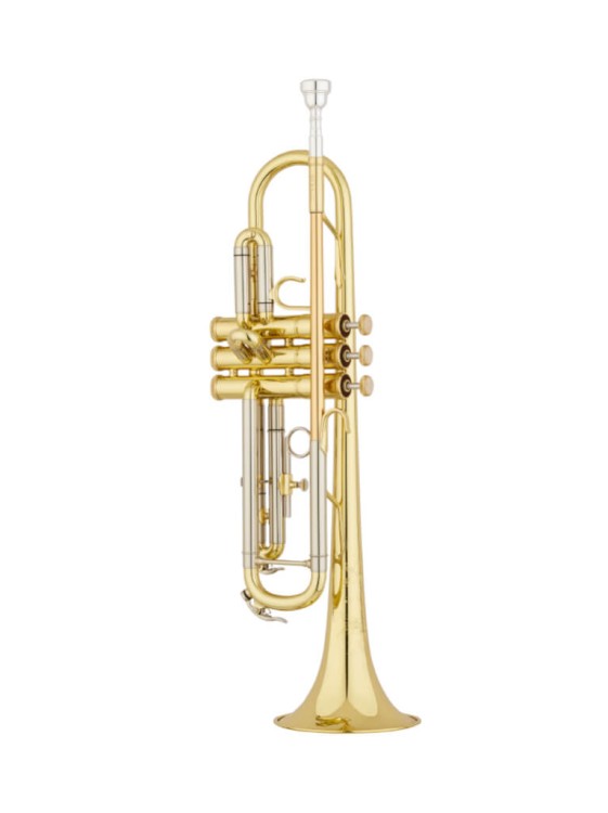 S.E. SHIRES trąbka B seria A, TRA100, lakierowana, z futerałem-111708