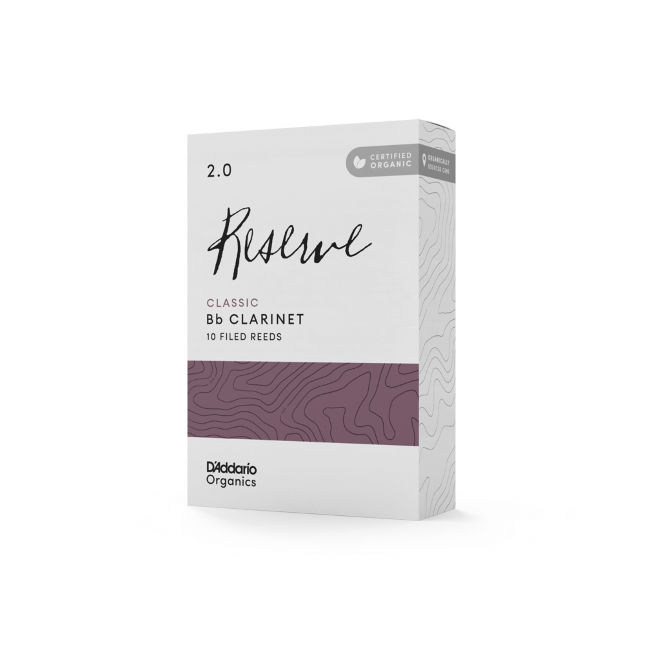 RICO Organic Reserve Classic stroiki do klarnetu B - 2,5 (10)-112986
