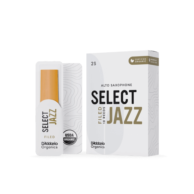 RICO D'Addario Organic Select Jazz Filed stroiki do saksofonu alt, 2H (10)-113581