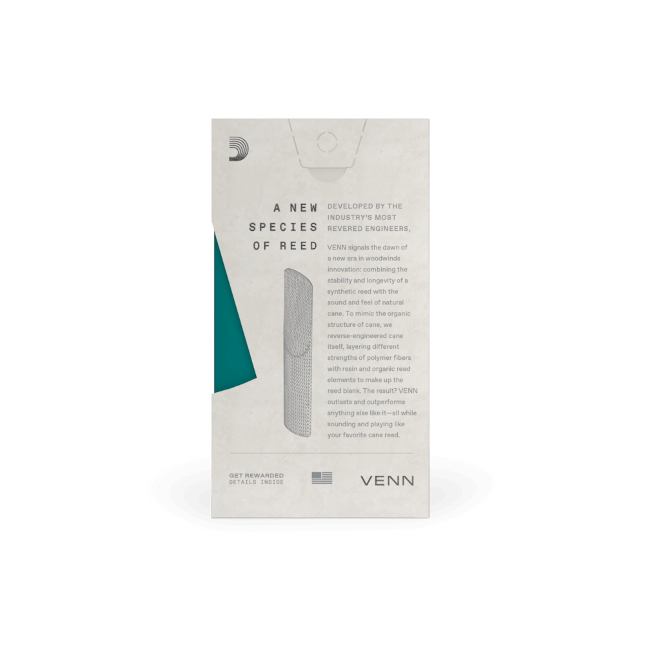 RICO D'Addario VENN stroik do klarnetu B - 2,5 (1)-113432