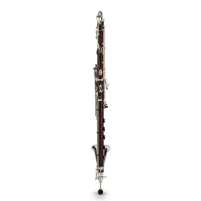 BACKUN klarnet basowy seria Q, Cocobolo, skala do niskiego C, posrebrzane klapy, złote słupki, z futerałem-113415