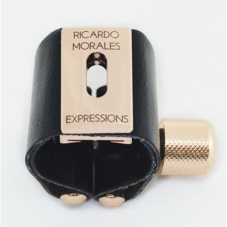 Ricardo Morales ligatura do klarnetu basowego ROSE GOLD Expressions-113894