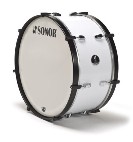 SONOR 26" x 12" Comfort Line basowy bęben marszowy, biały-113898