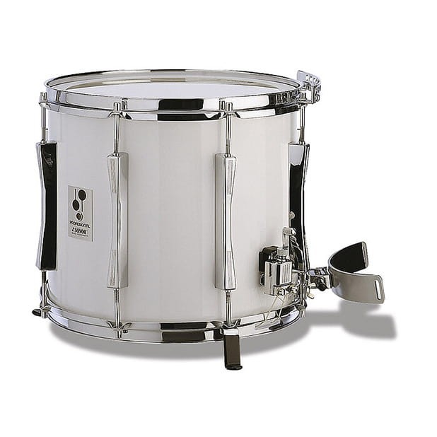 SONOR 14" x 12" Professional Line werbel marszowy paradny, X-Strainer, z podnóżkiem, biały-113940