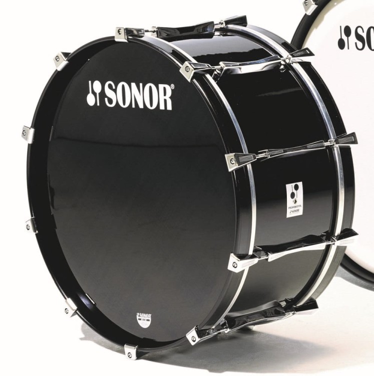 SONOR 26" x 14" Professional Line basowy bęben marszowy, czarny-113950