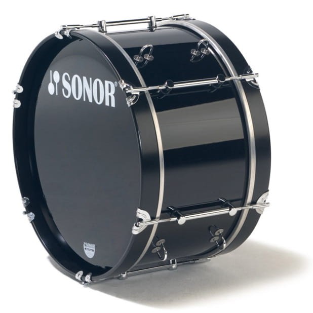 SONOR 26" x 12" B-Line basowy bęben marszowy, czarny-114019