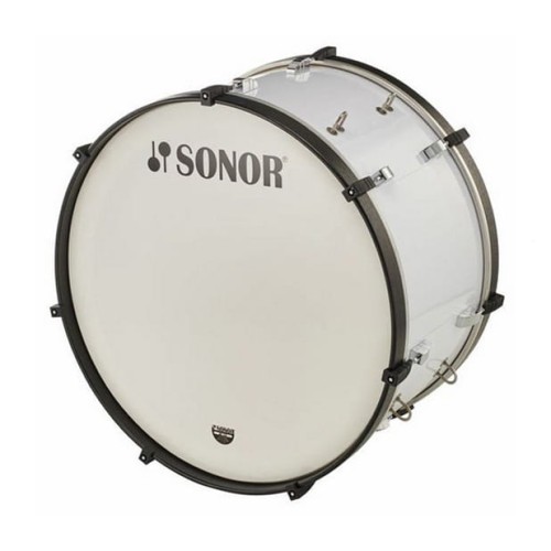 SONOR 26" x 14" Comfort Line basowy bęben marszowy, biały-114022