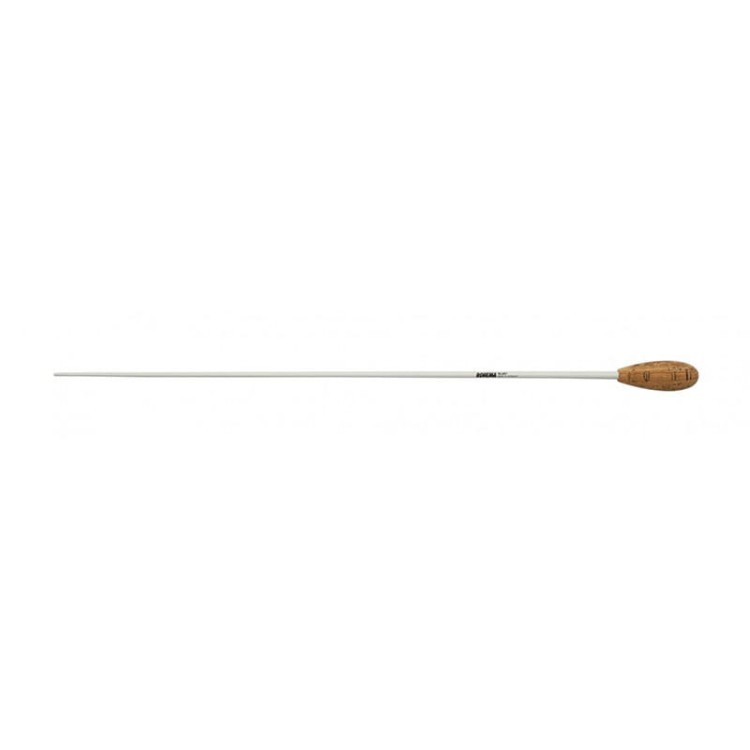 ROHEMA batuta model Villaret, drewno malowane na biało, rękojeść korkowa 48 x 18mm-109593