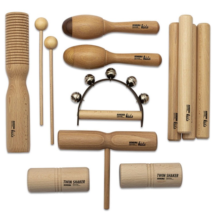 ROHEMA Kids Percussion - Rhythm Set 3 - komplet dla 17 małych muzykantów-109599