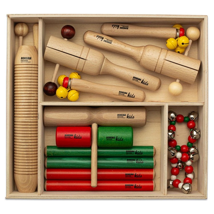 ROHEMA Kids Percussion - Orff Set 4 - komplet Orffa dla 12 małych muzykantów-109600