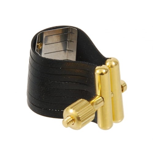ROVNER Dark Series 2M ligatura do saksofonu tenorowego slim/alto large metal style-101958