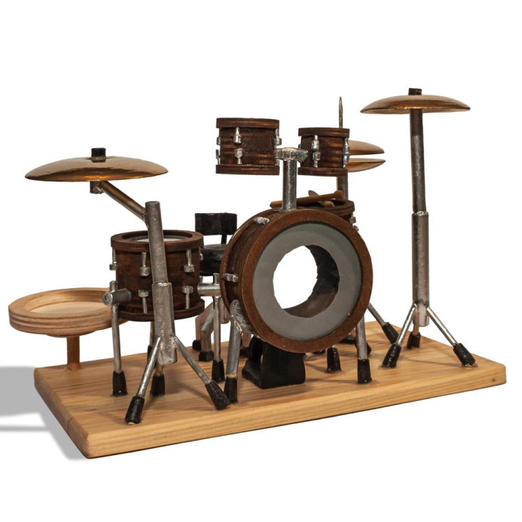 ZM CONCEPT świecznik dekoracyjny z instrumentem - PERKUSJA, produkcja ręczna-110548