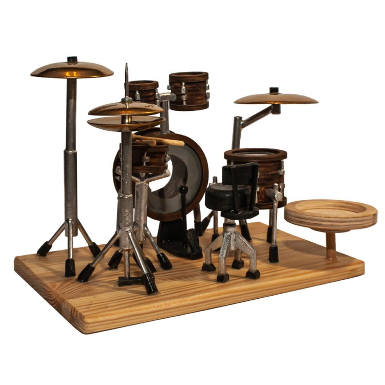 ZM CONCEPT świecznik dekoracyjny z instrumentem - PERKUSJA, produkcja ręczna-110549