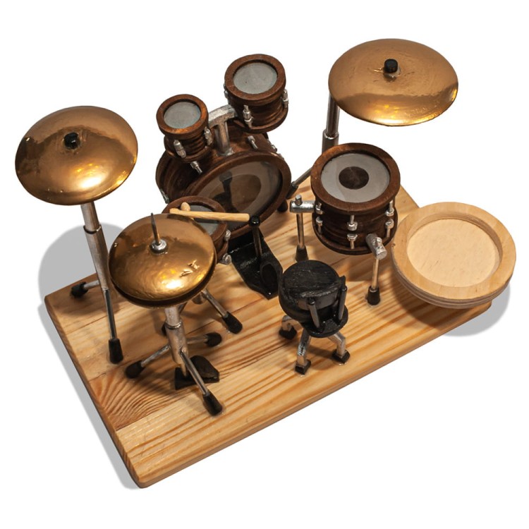 ZM CONCEPT świecznik dekoracyjny z instrumentem - PERKUSJA, produkcja ręczna-110551