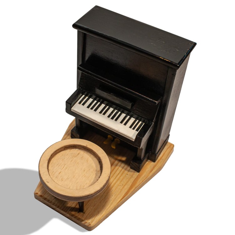 ZM CONCEPT świecznik dekoracyjny z instrumentem - PIANINO, produkcja ręczna-110542