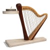 ZM CONCEPT świecznik dekoracyjny z instrumentem - HARFA, produkcja ręczna-110533