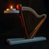 ZM CONCEPT świecznik dekoracyjny z instrumentem - HARFA, produkcja ręczna-110535