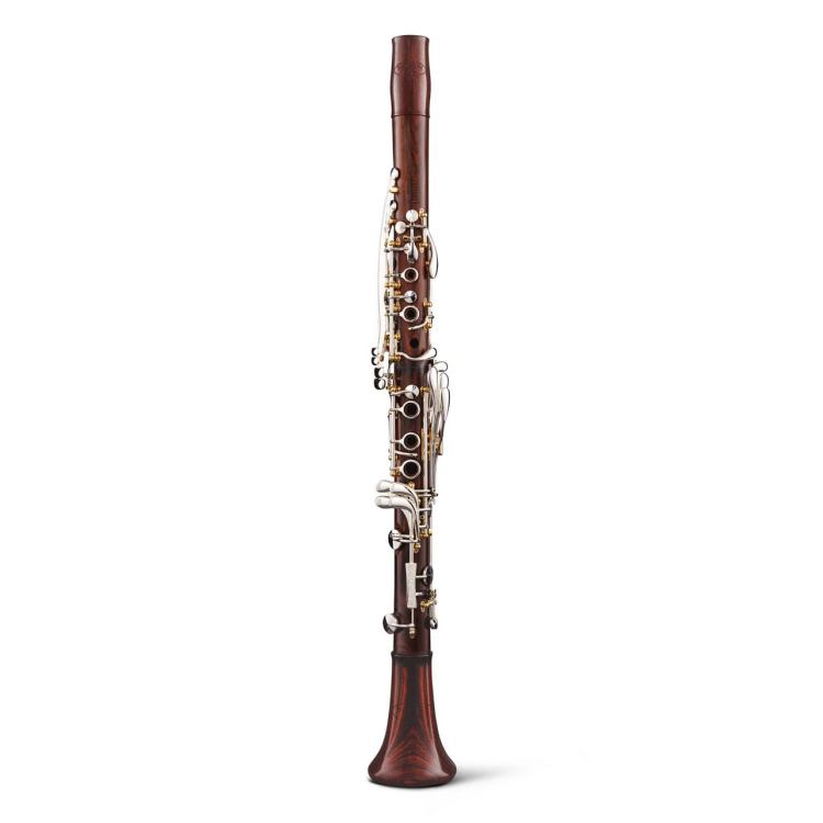 BACKUN klarnet A Cocobolo, seria Lumiere, klapy posrebrzane, słupki pozłacane-114222