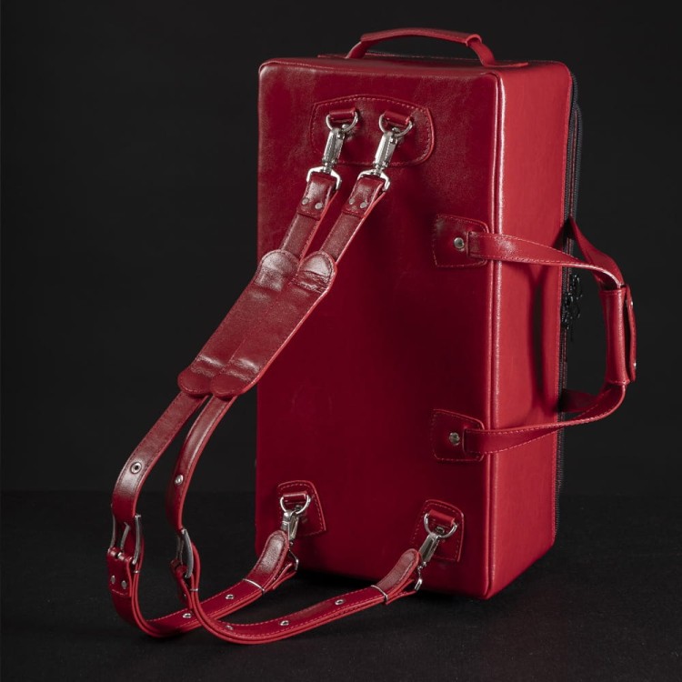 STENCEL Case, Futerał na 2 trąbki, czerwony-114251