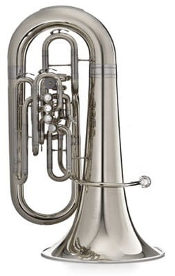 MELTON MEINL WESTON tuba F model 2250-S, 6/4, 4 wentyle tłokowe, posrebrzana, z futerałem typu gigbag-106035