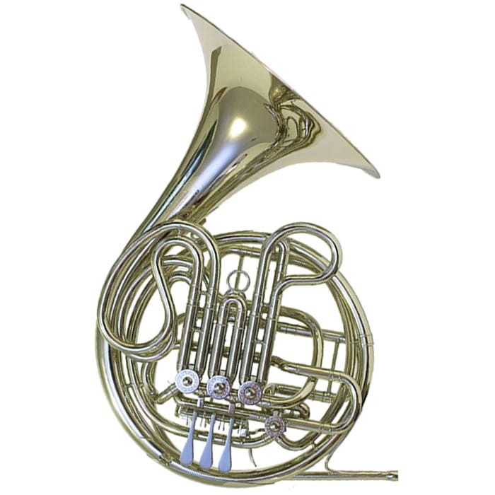 HANS HOYER waltornia podwójna F/B model 6802-L, lakierowana, nieodkr. czara, z futerałem-106059