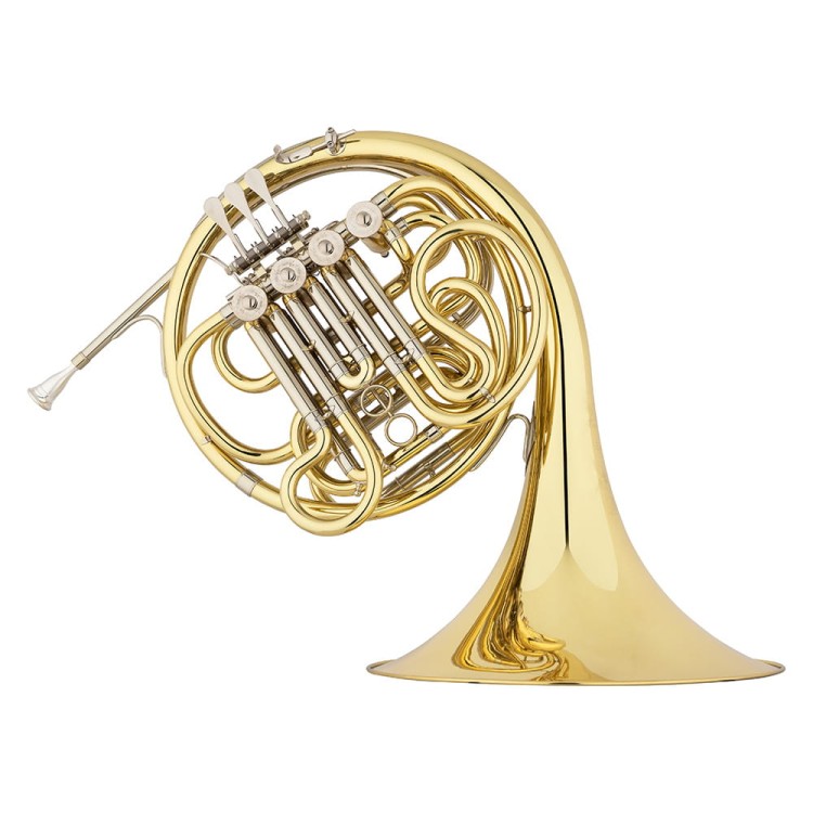 S.E. SHIRES waltornia podwójna F/B seria A, SHRA123 lakier, z futerałem-114683