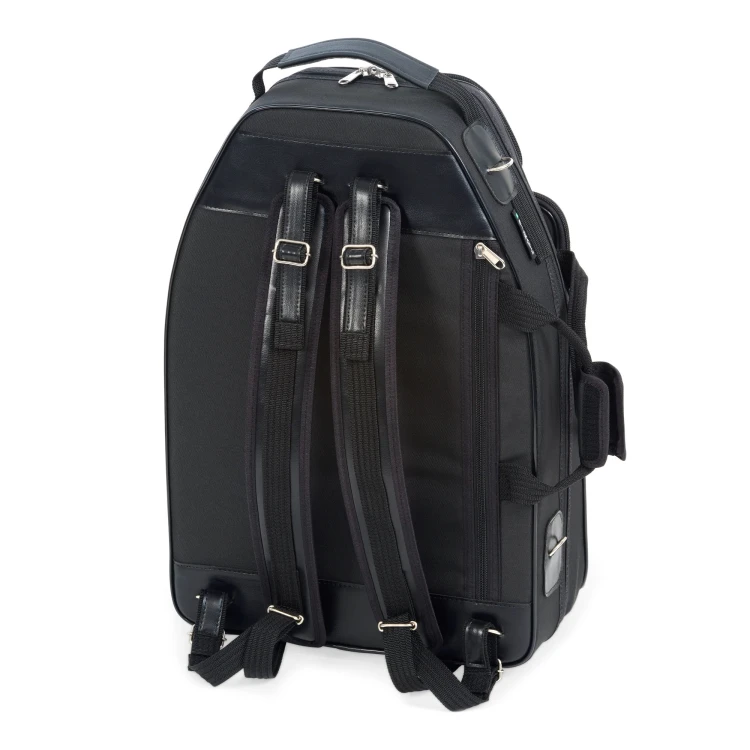 GEBR. ALEXANDER futerał do waltorni rozkręcanej MB brasil gig bag model MB-5 Compact, Nylon, czarny, z dodatkową kieszenią na nuty, do waltorni z normalnym korpusem (103)-114796