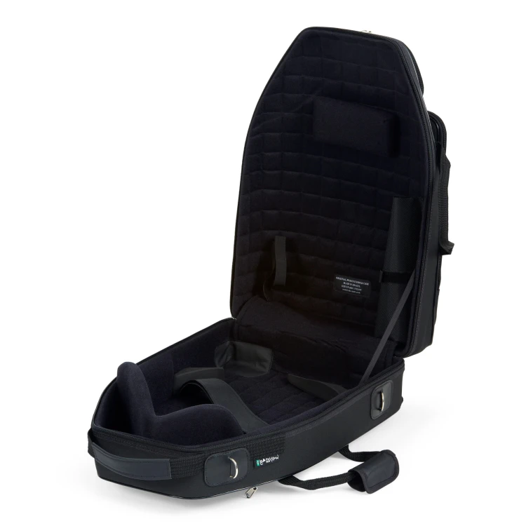 GEBR. ALEXANDER futerał do waltorni rozkręcanej MB brasil gig bag model MB-5 Compact, Nylon, czarny, z dodatkową kieszenią na nuty, do waltorni z normalnym korpusem (103)-114797