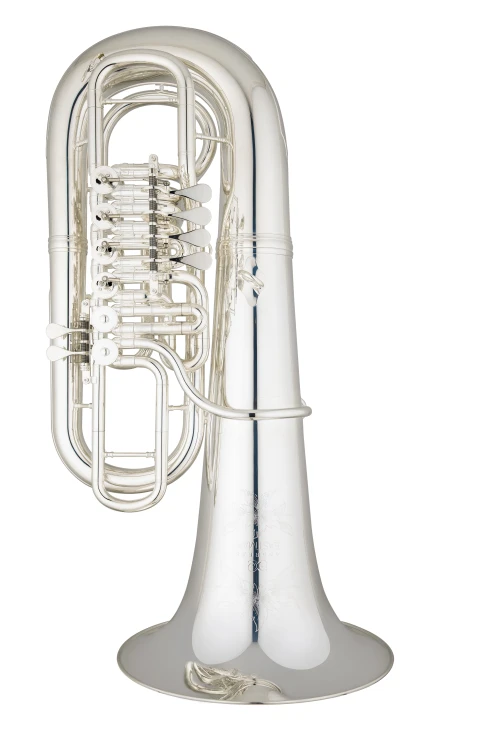 ANDREAS EASTMAN tuba F EBF866S, PROFESSIONAL, 4/4, 4 wentyle obrotowe, posrebrzana, z futerałem-109240