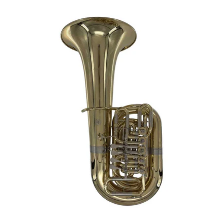 VENTO Tuba C 4/4, 5 wentyli (4 obrotowe +1), lakierowana VCB-410L, z futerałem-114928