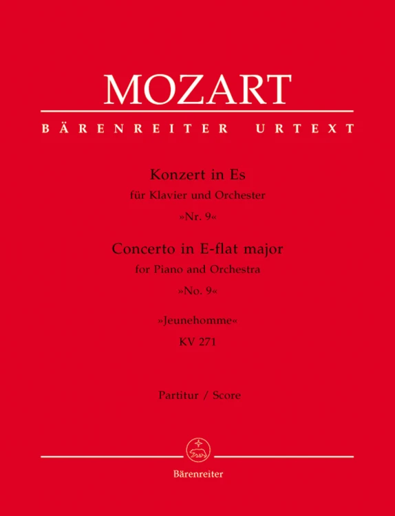 Mozart, Wolfgang Amadeus, Konzert Es-Dur Nr.9 KV271 "Jeunehomme" for Piano and Orchestra, score-116548