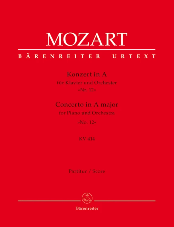 Mozart, Wolfgang Amadeus Concerto for Piano and Orchestra 'No. 12' A major KV 414 – Wind Parts-116720
