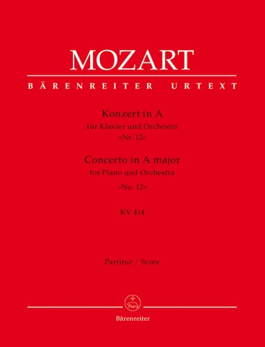 Mozart, Wolfgang Amadeus Concerto for Piano and Orchestra 'No. 12' A major KV 414 – VIOLONCELLO/KONTRABASS-118195