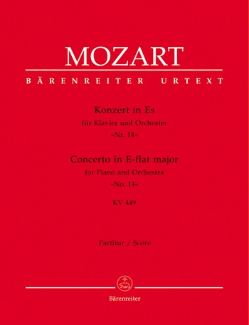 Mozart, Wolfgang Amadeus, Konzert Es-Dur KV449: für, Klavier und Orchester (wyciąg fortepianowy)-102212