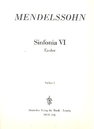 Mendelssohn F. VI Sinfonia Es dur - komplet głosów-102250